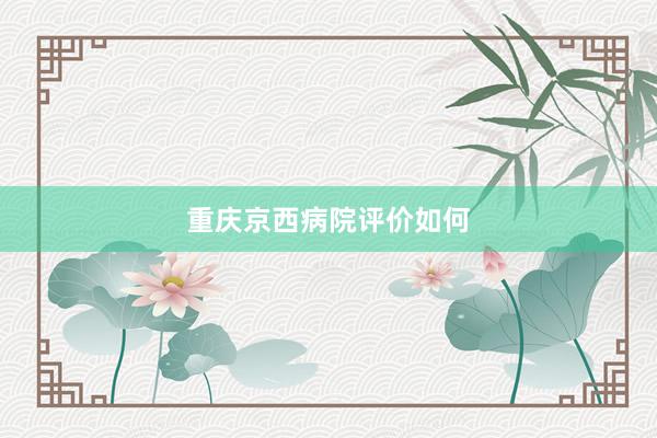 重庆京西病院评价如何